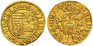 Wladislaus V. 1453-1457.  - Goldgulden o. ... 