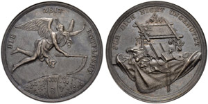 Silbermedaille o. J. (um 1800). Geschenk ... 