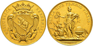 BERN - Goldmedaille zu 25 Dukaten o. J. ... 