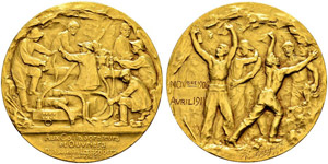 BERN - Goldmedaille 1911. Auf den Durchbruch ... 