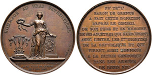 GENF / GENÈVE - Stadt - Bronzemedaille ... 