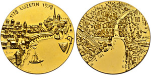 LUZERN - Goldmedaille 1978. Auf die ... 
