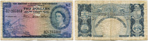 2 Dollars 1953, 5. Januar.   Pick 8a. ... 