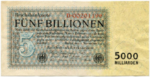 Deutschland nach 1918 - Geldscheine der ... 