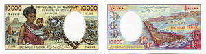 Banque Nationale de Djibouti.  - 10000 ... 