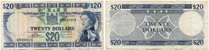 Republik ab 1974 - 20 Dollars o. J. / ND ... 