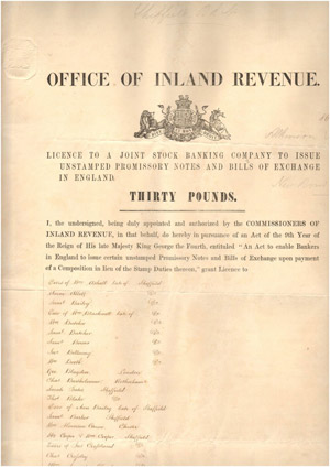 Königreich - Treasury Notes.  - Varia 1856, ... 
