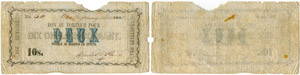 Lokale Banknoten - 10 Shillings 1848, 1. ... 