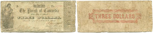 Louisiana - 3 Dollars 1862, 15. April. The ... 