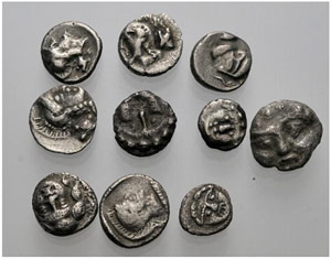 GREEK WORLD - Lot - Lot of 10 small silver ... 