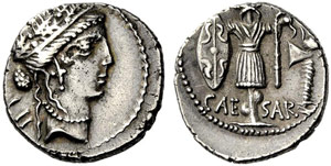 ROMAN REPUBLIC - Anonymous. Denarius 48-47, ... 
