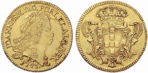 BRASILIEN - João V. 1706-1750. 6400 Reis ... 