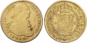 CHILE - Fernando VII. 1808-1821. 8 Escudos ... 
