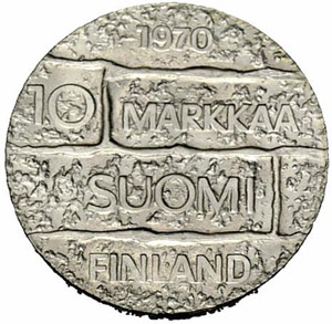 FALKLAND INSELN - 10 Markkaa 1970 (2). 10 ... 