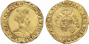 GROSSBRITANNIEN - Edward VI. 1547-1553. ½ ... 