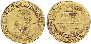 GROSSBRITANNIEN - James I. 1603-1625. Laurel ... 