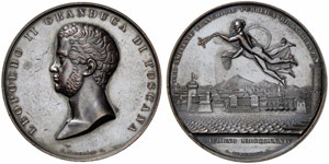 ITALIEN - Livorno - Bronzemedaille 1834. Auf ... 