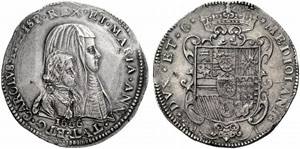 ITALIEN - Milano - Carlo II. , 1665-1667. ... 