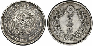 JAPAN - Mutsuhito, 1867-1912. Trade Dollar, ... 