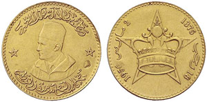MAROKKO - Mohammed V. 1927-62. Goldmedaille ... 