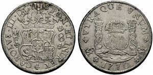 MEXIKO - Carlos III. 1760-1788. 8 Reales ... 