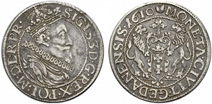 POLEN - Sigismund III. 1587-1632. Ort 1610, ... 
