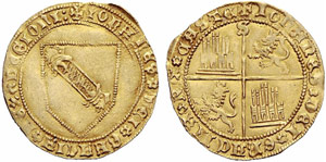 SPANIEN - Juan II. 1406-1454. Dobla de la ... 