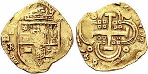 SPANIEN - Felipe IV. 1621-1665. 8 Escudos ... 