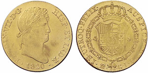 SPANIEN - Fernando VII. 1808-1833. 4 Escudos ... 