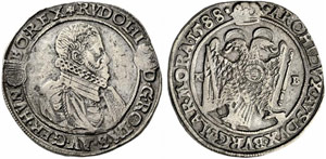 UNGARN - Rudolph II. 1576-1612. Taler 1588, ... 