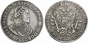 UNGARN - Ferdinand III. 1637-1657. Taler ... 