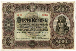 UNGARN - Banknoten - Lot von 4 Noten (Druck ... 
