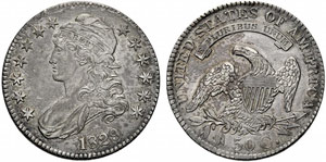 USA - ½ Dollar 1829. 13,46 g. ... 