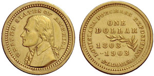 USA - 1 Dollar 1903. Louisiana Purchase ... 