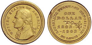 USA - 1 Dollar 1903. Louisiana Purchase ... 