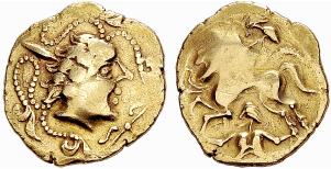 GALLIA - Namnetes (Armorica) - Gold stater ... 