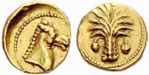 ZEUGITANIA - Carthage - 1/10 Gold stater c. ... 