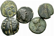 ZEUGITANIA - Lot - Gallia. 3 potin coins. 1 ... 