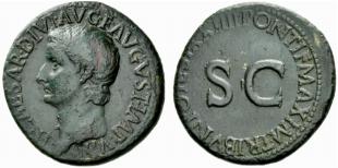 ROMAN EMPIRE - Tiberius, 14-37. As 22/23, ... 