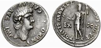 ROMAN EMPIRE - Nero, 54-68. Denarius 61/62, ... 