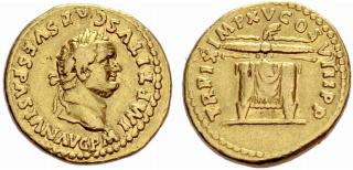 ROMAN EMPIRE - Titus, 79-81. Aureus 80, ... 