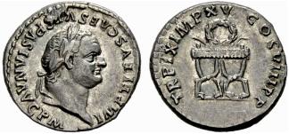 ROMAN EMPIRE - Titus, 79-81. Denarius 80, ... 