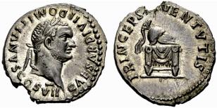 ROMAN EMPIRE - Titus, 79-81. For Domitianus. ... 