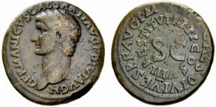 ROMAN EMPIRE - Restoration for Germanicus. ... 
