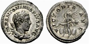 ROMAN EMPIRE - Elagabalus, 218-222. Denarius ... 