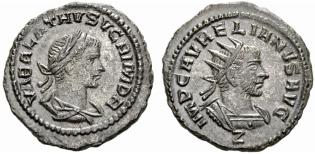 ROMAN EMPIRE - Aurelianus and Vabalathus, ... 