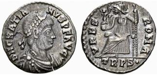 ROMAN EMPIRE - Gratianus 367-383. Siliqua ... 