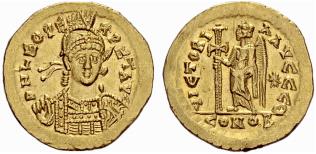 ROMAN EMPIRE - Leo I, 457-474. Solidus ... 