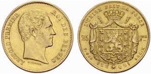 KNIGREICH - Leopold I. 1831-1865. 25 Francs ... 