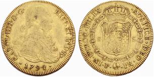 Carlos IV. 1788-1808. 8 Escudos 1794, ... 